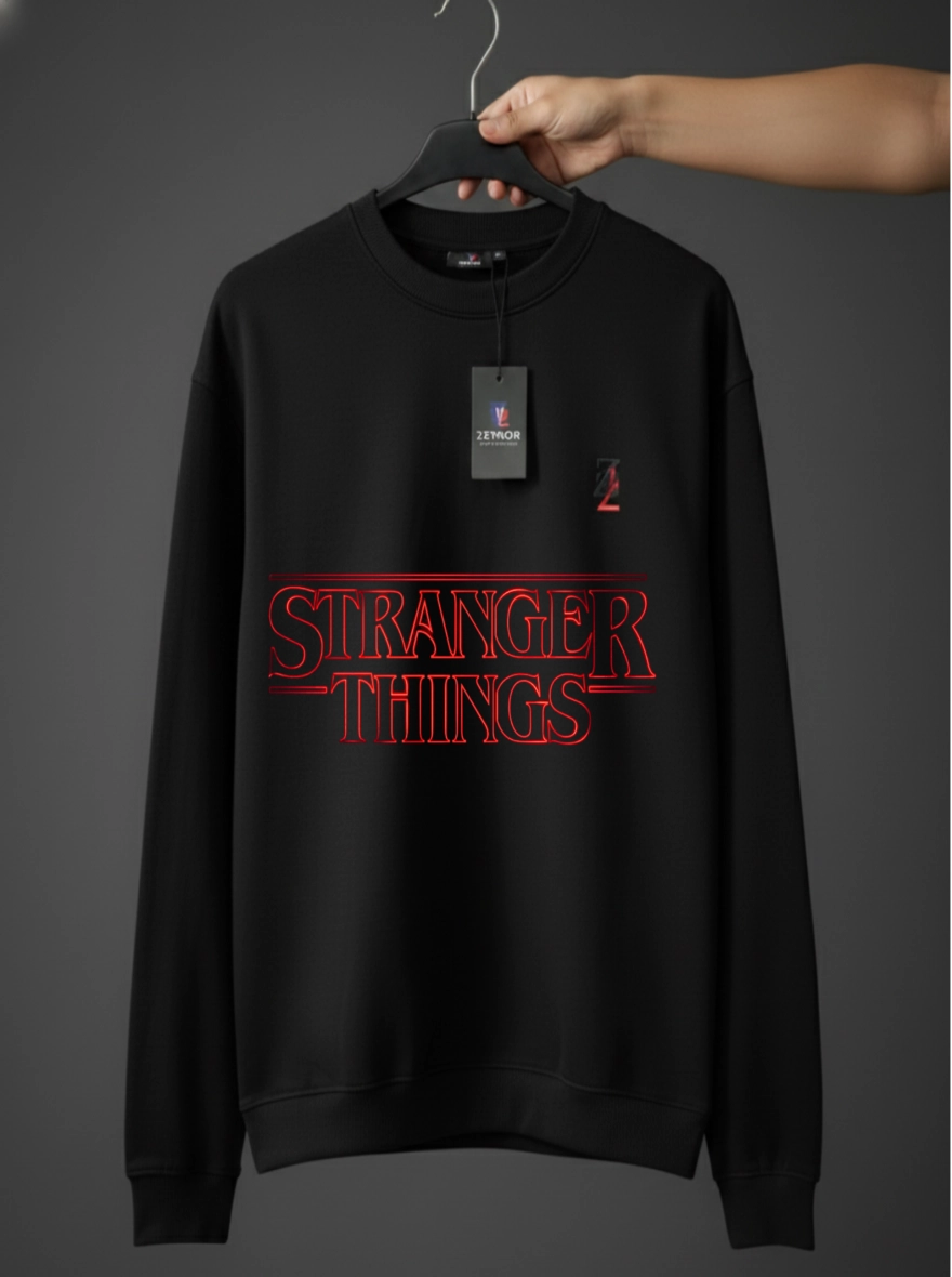 "Stranger World" Retro Sci-Fi Cinematic Sweatshirt