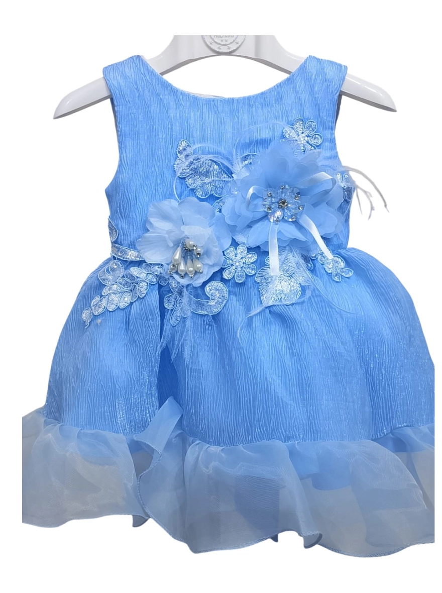 "Floral Enchantment" Tulle Dress