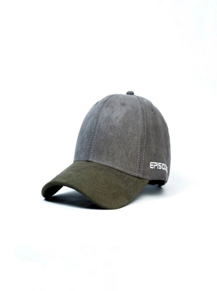 Episodes Grey Dual Solid Suede Cap