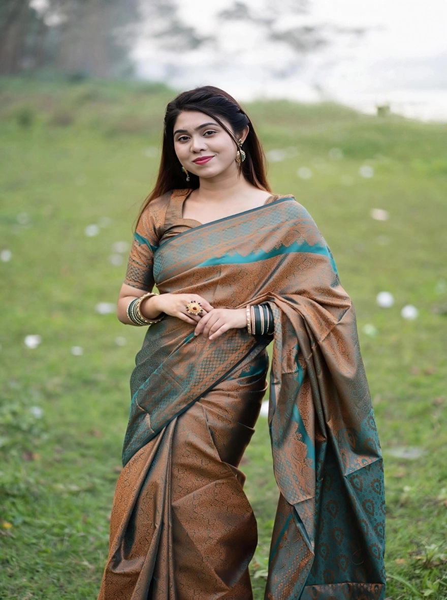 Original Tangail Soft New Silk Katan Saree