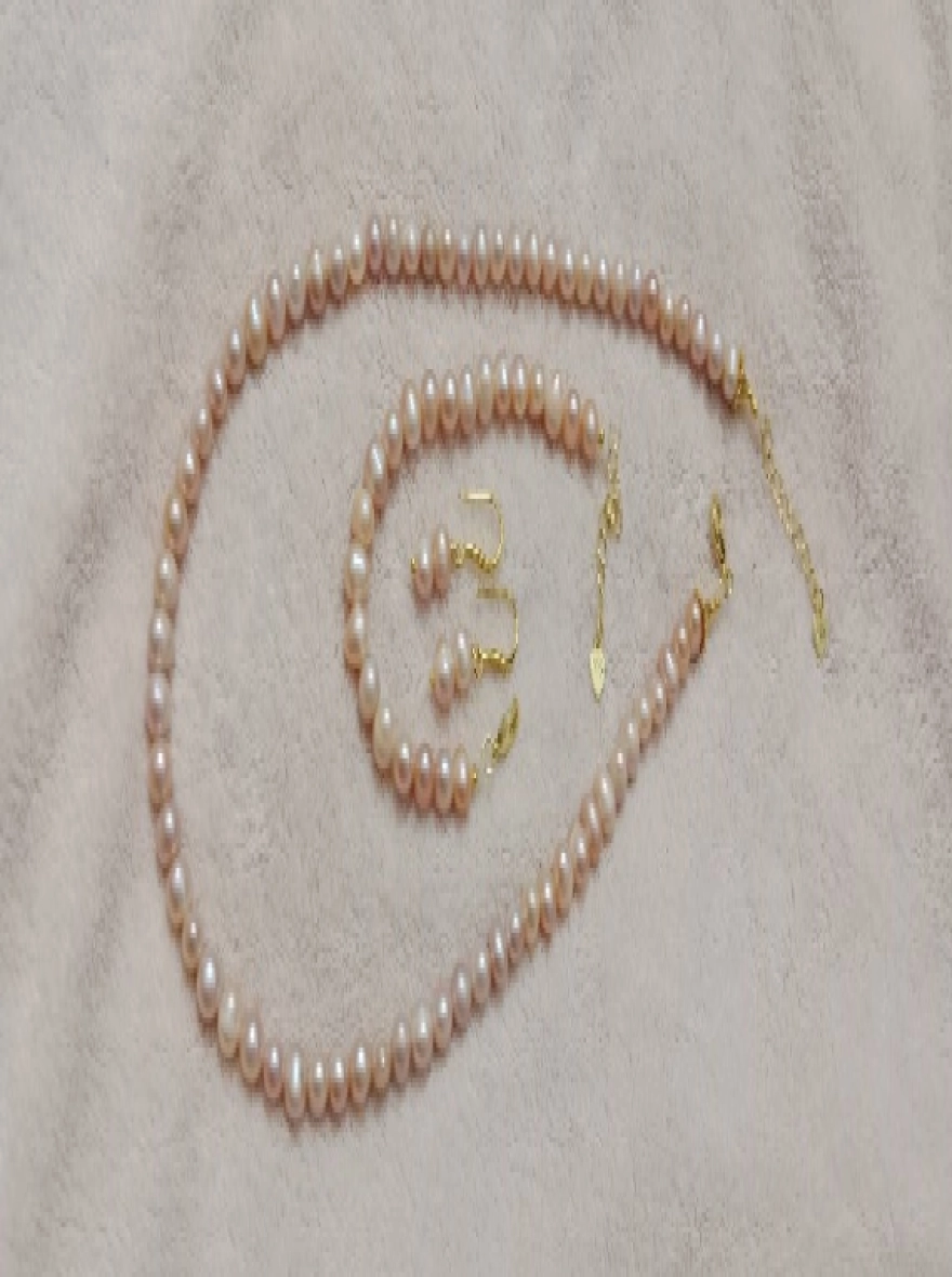 Pearl One layer necklace combo set