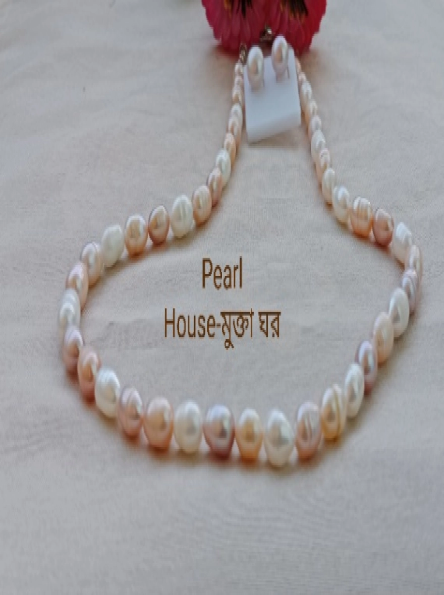 Pearl one layer multicolor Necklace