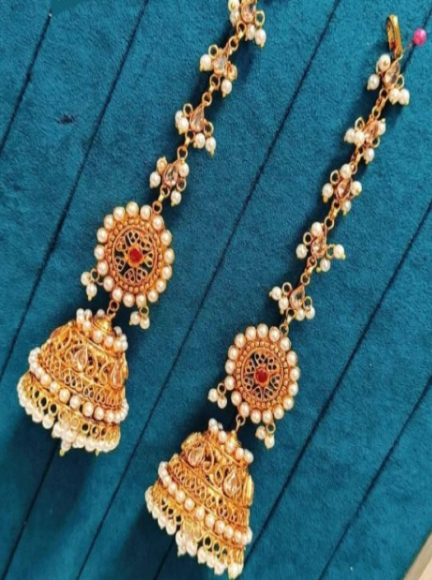 Indian gold plating Jhumka