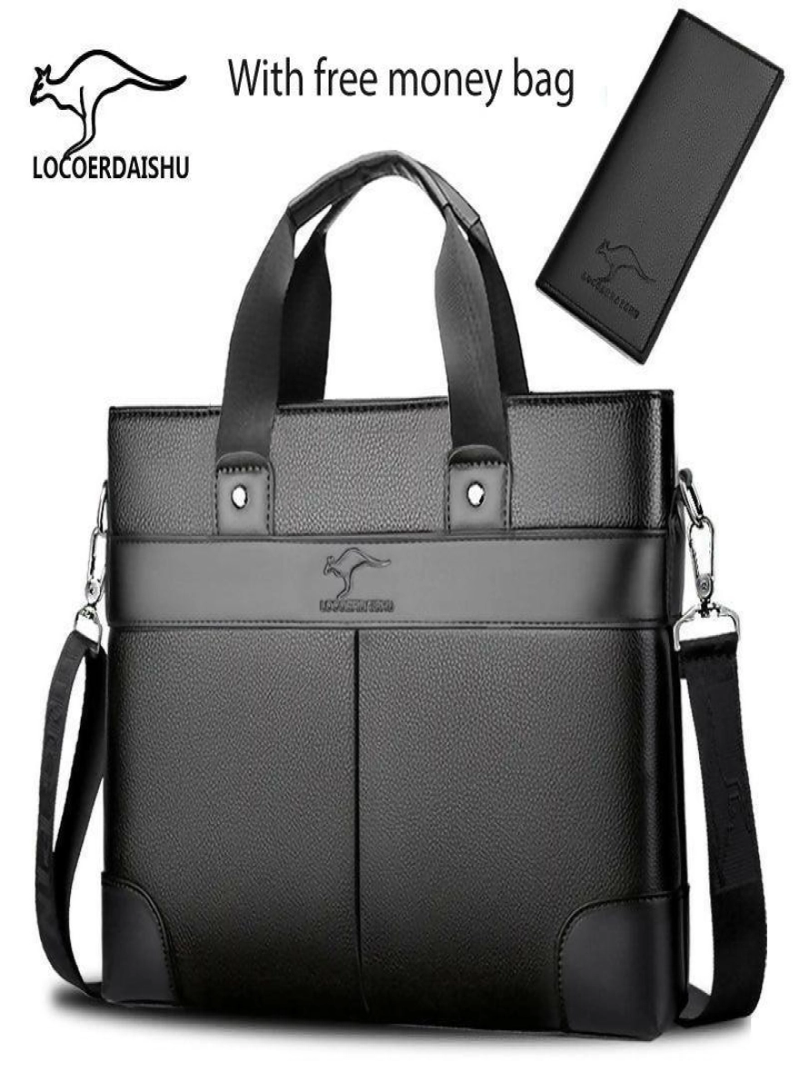 Stylish PU Leather Business Laptop Bag