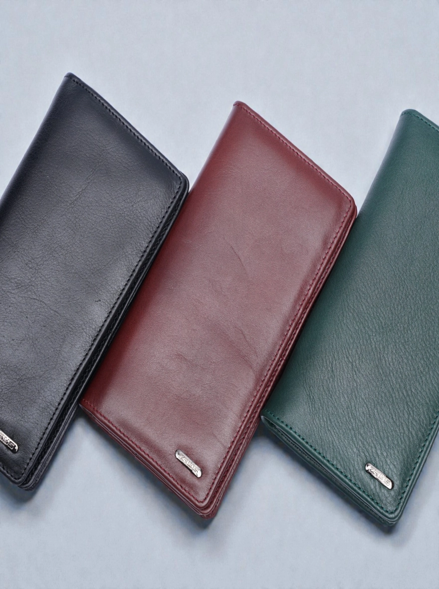 Zays Handcrafted Premium Eco-Friendly Leather Long Wallet