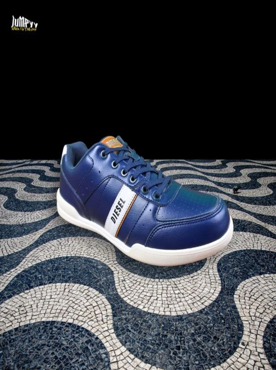 Azure Kick | Navy Blue Diesel Sneaker