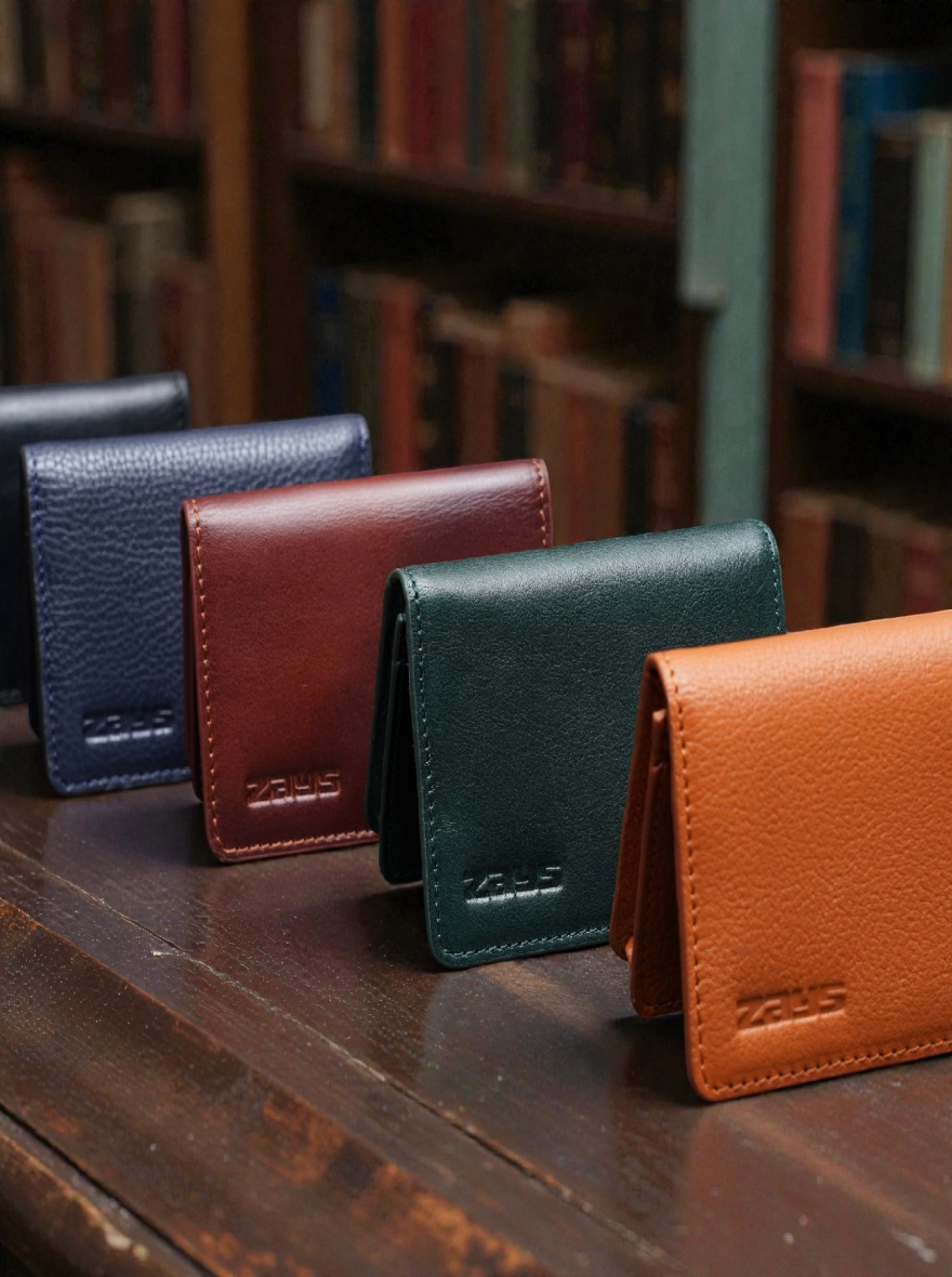 Zays Premium Eco-Friendly Leather Magnetic Card Holder Mini Wallet