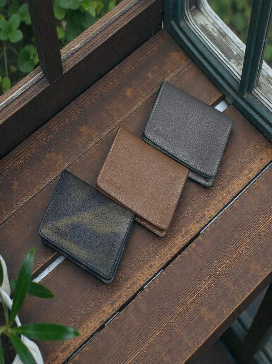 Name: Zays Premium Eco-Friendly Leather Magnetic Card Holder Mini Wallet