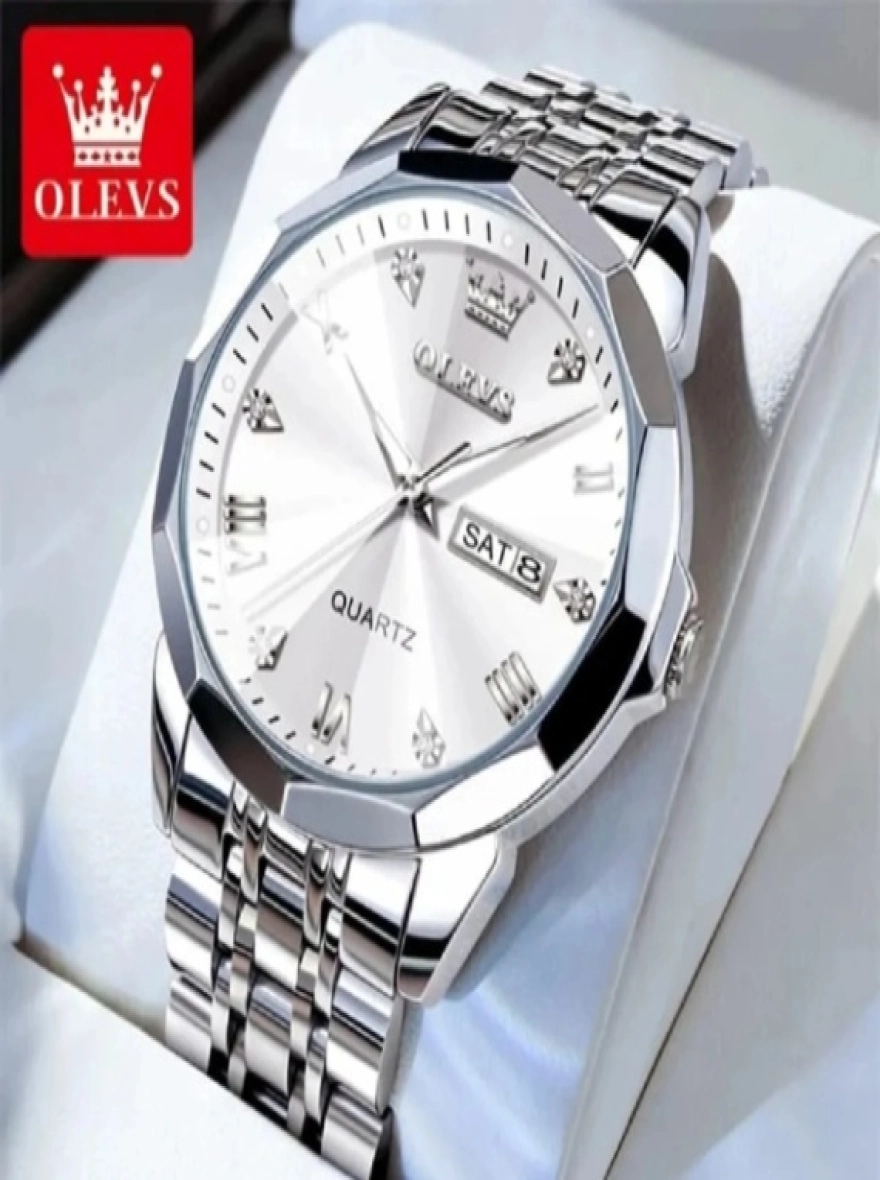 OLEVS Watch I Model 9931 Full Silver Colour