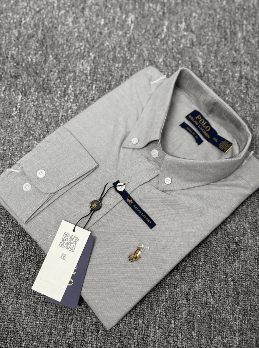 RL Premium Ash color Solid Shirt