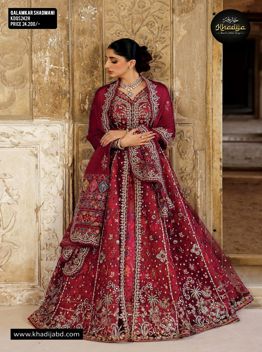 Qalamkar Shadmani Formals Wedding Collection-Unstitched