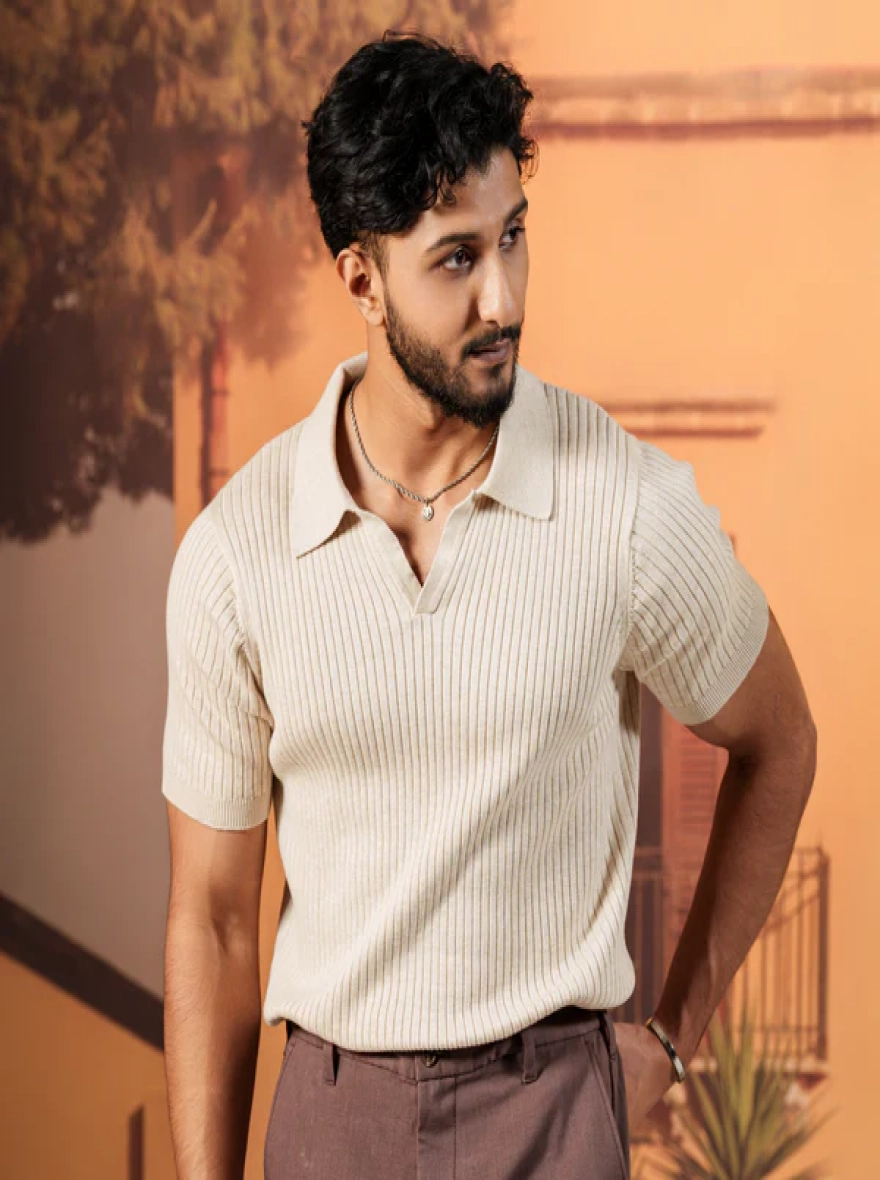 Napoli Sand Knit Polo