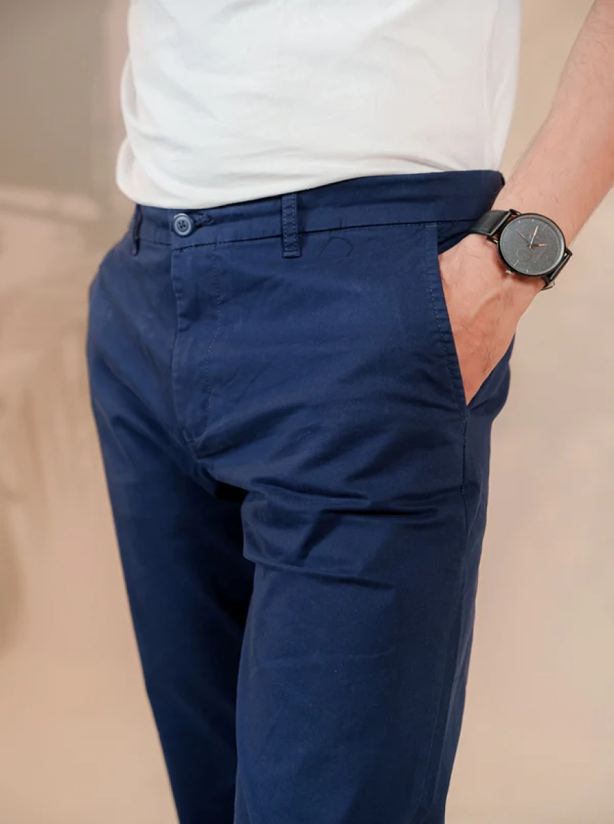 Navy Essential Chinos