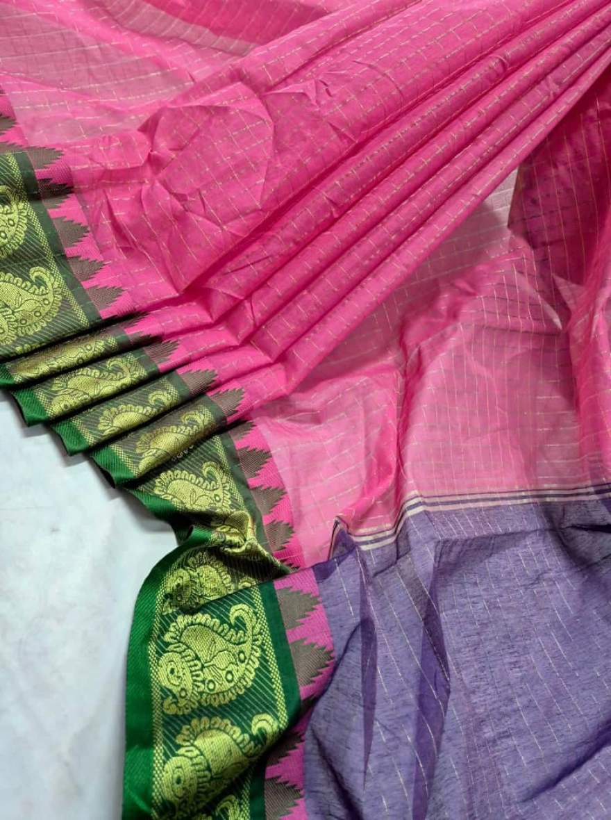 Tangail Madurai Half Silk Saree – Traditional Heritage Collection