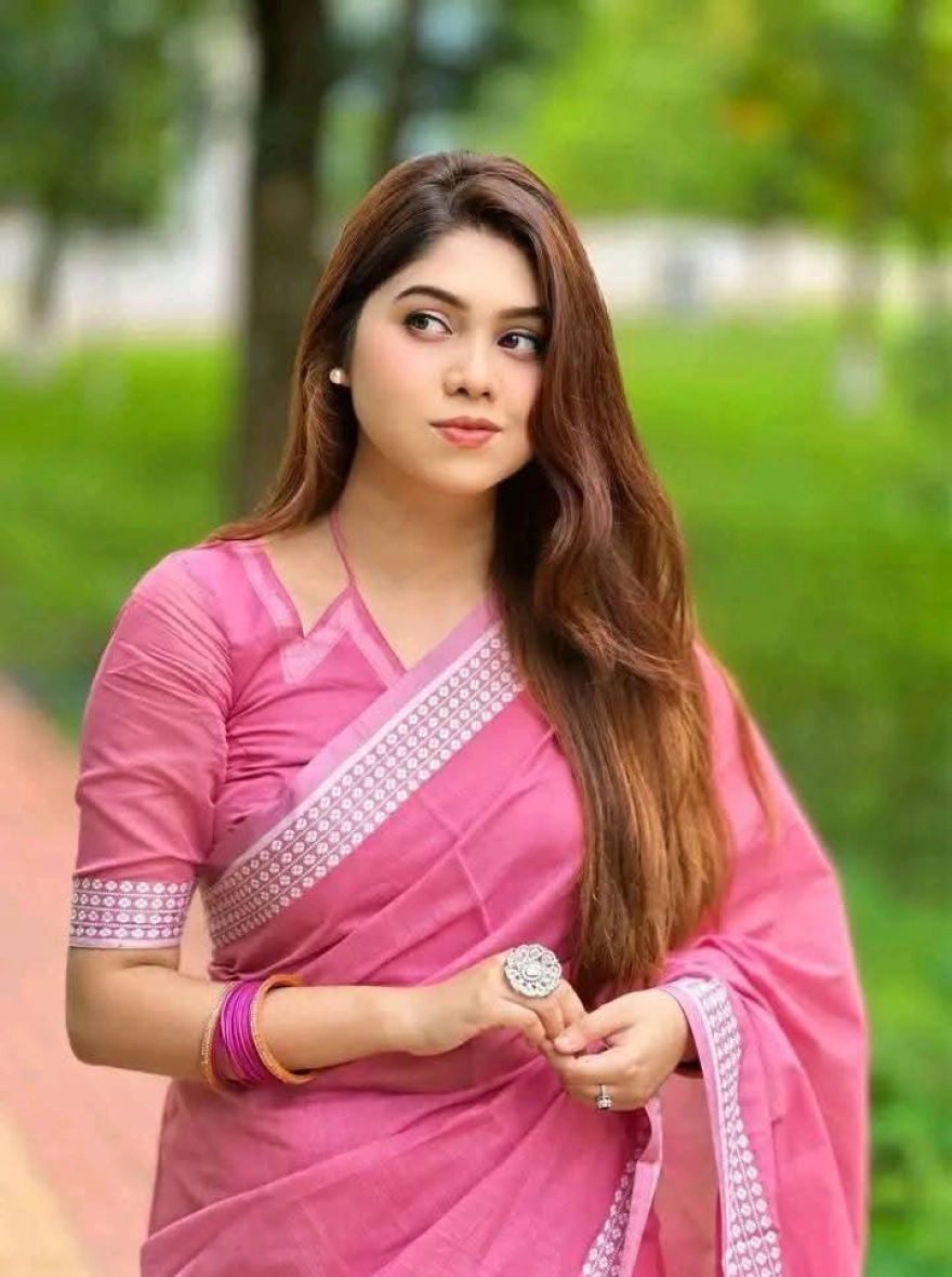 Golapi Sundori Tangail Halfsilk Saree