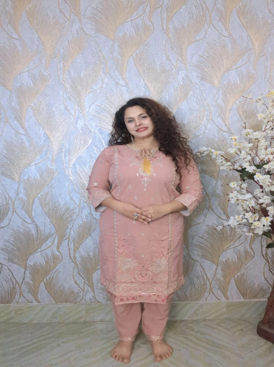 Festive Elegance Soft Silk Readymade 2-Piece Suit