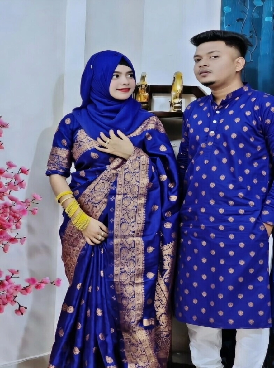 Couple Dress Collection – Saree & Panjabi