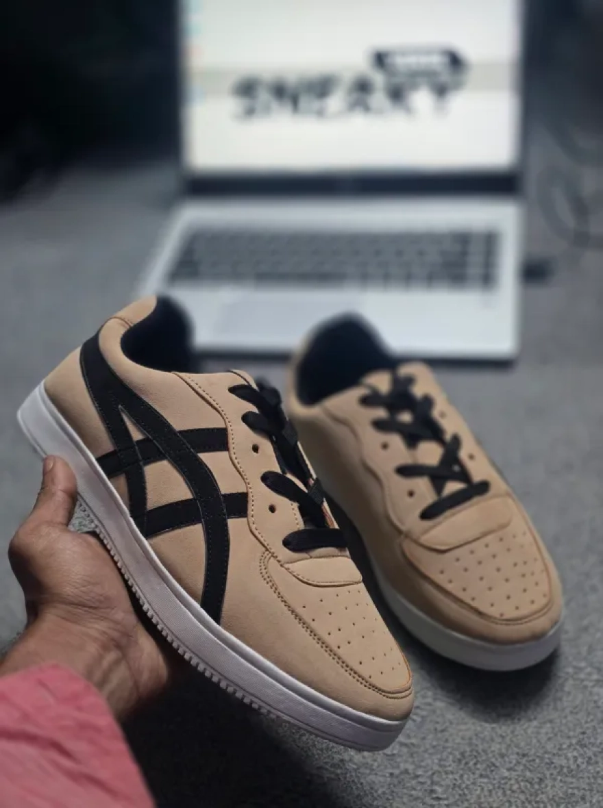 Classic Brown Mocha – Trendy Low Sneakers