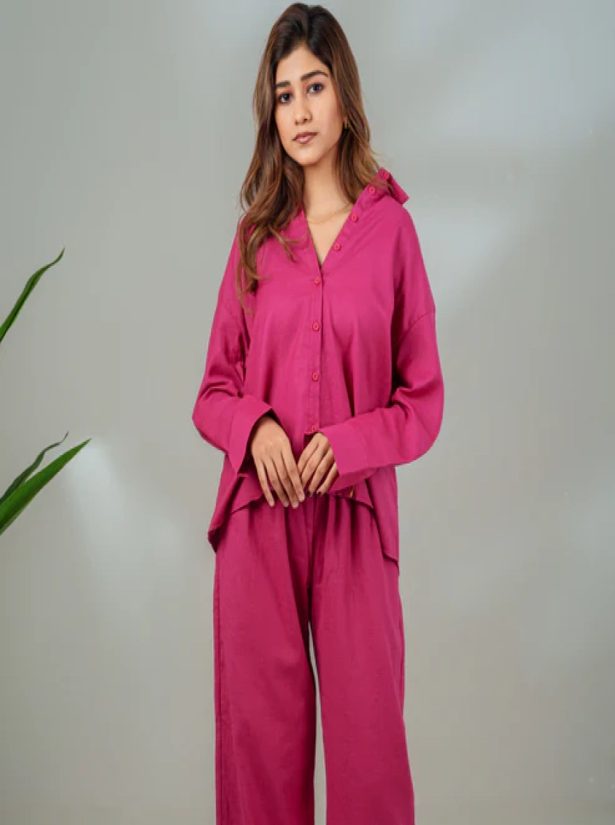 Luxe Cotton Textured Co-ord Set