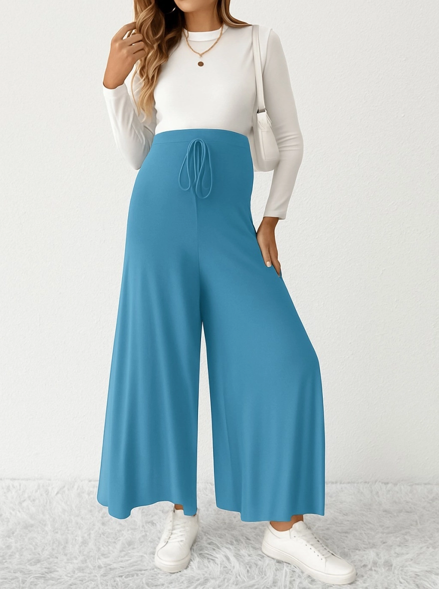 Cloud-Soft Stretch Maternity Palazzo