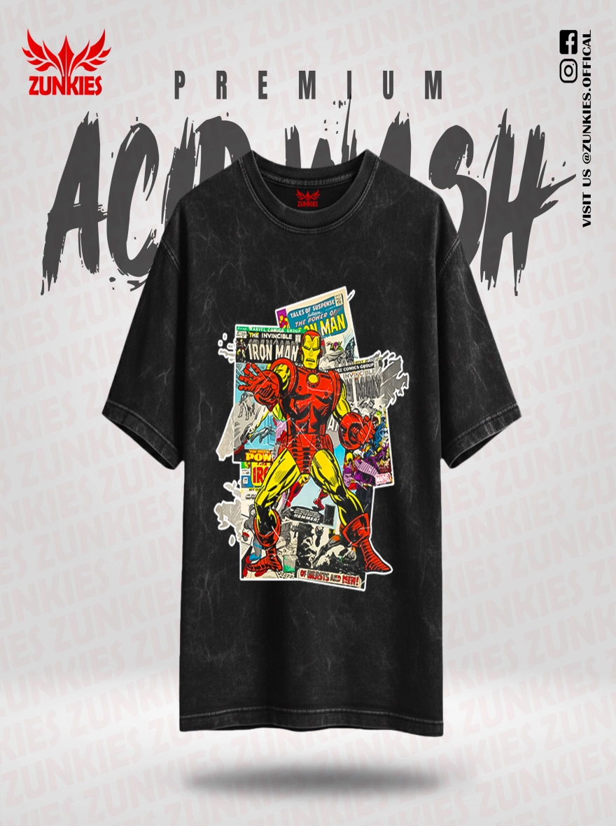 Iron Man - Zunkies Acid Wash Premium Collection