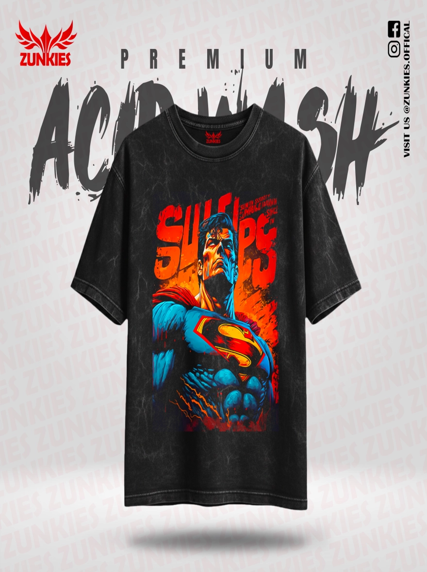 Superman - Zunkies Acid Wash Premium Collection