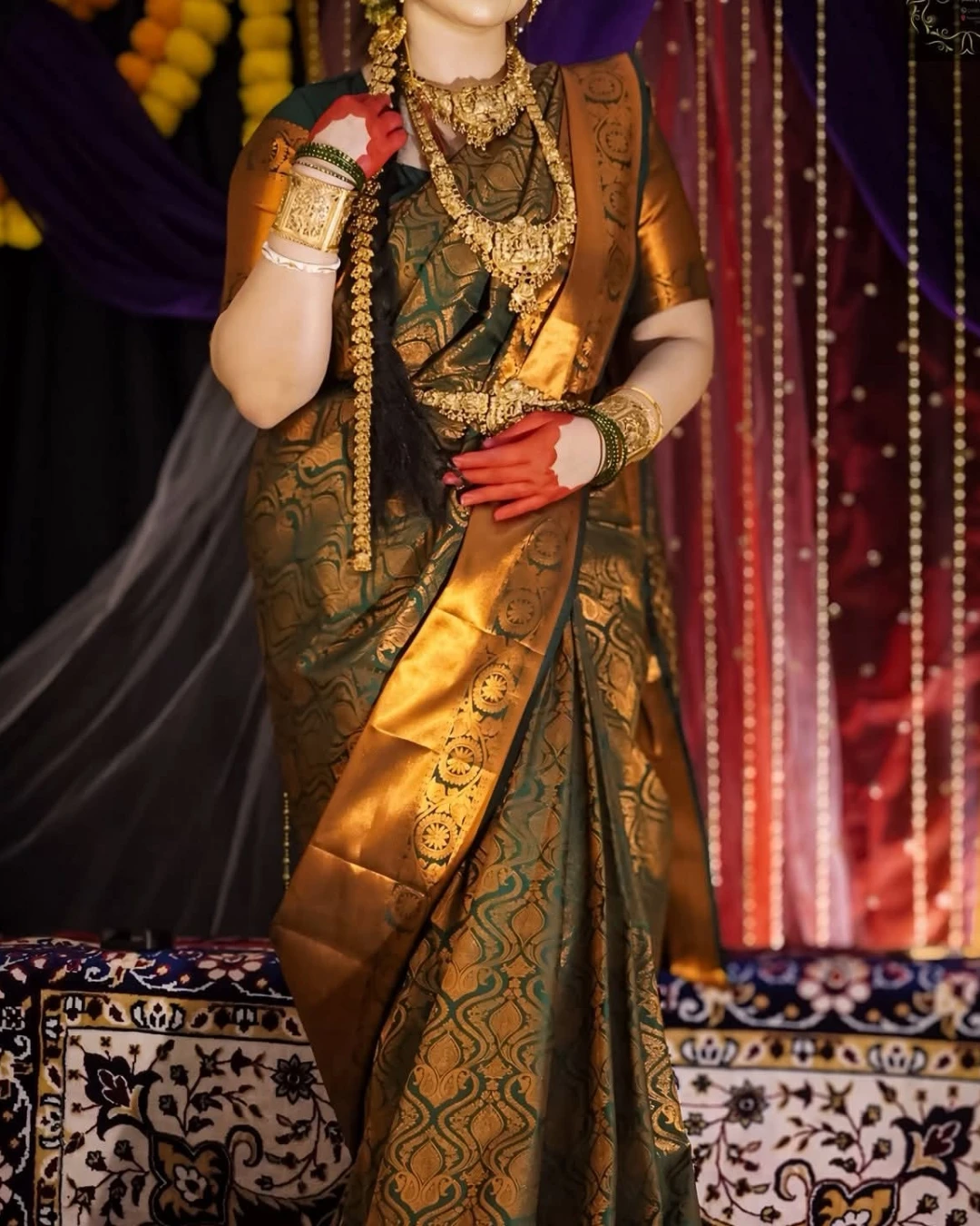 Elegant Kanchipuram Soft Silk Katan Saree