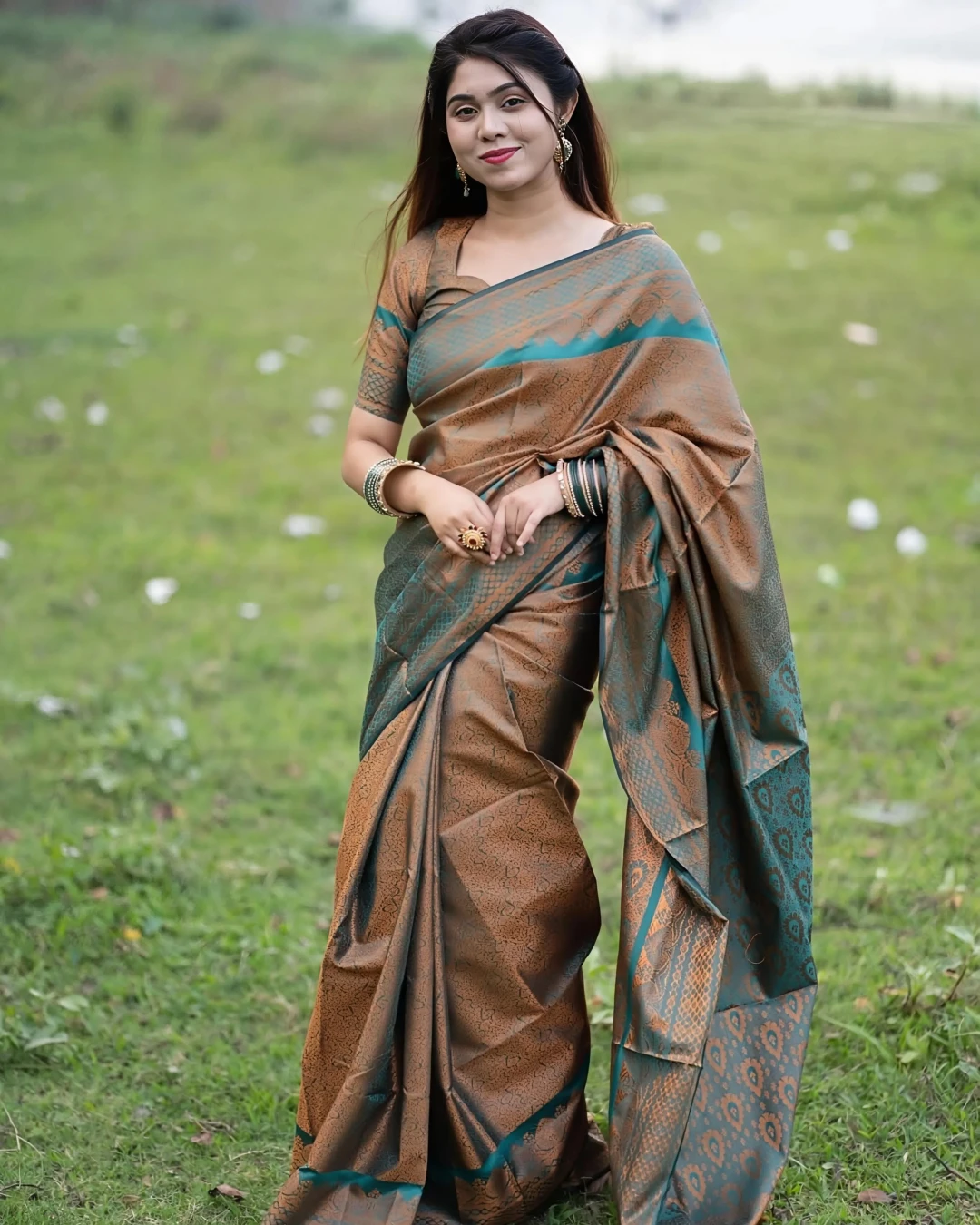 Majestic Kanchipuram Soft Silk Katan Saree
