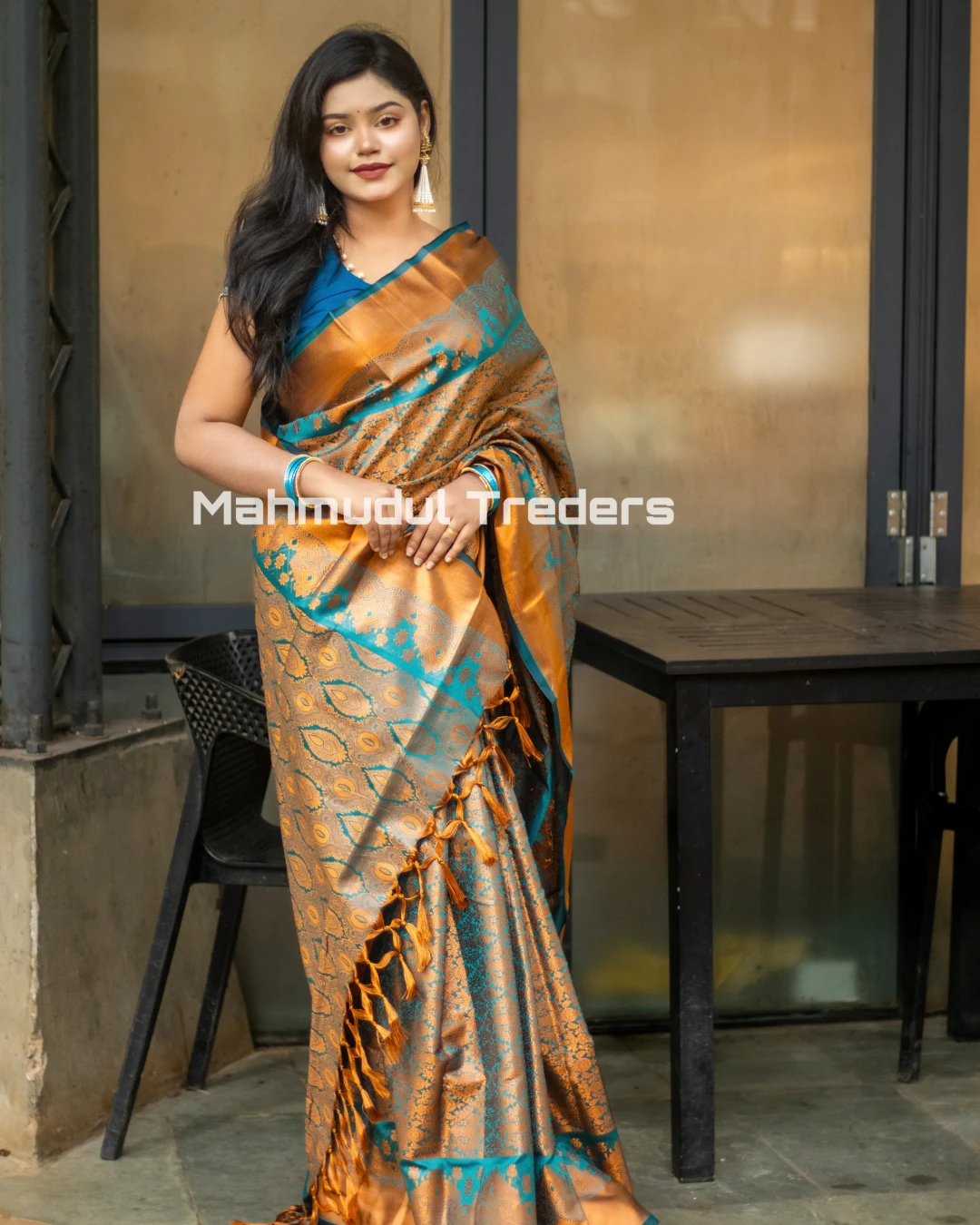 Heritage Kanchipuram Soft Silk Katan Saree - Royal Gold Edition