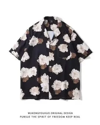 3D Floral Print Summer Streetwear Shirt