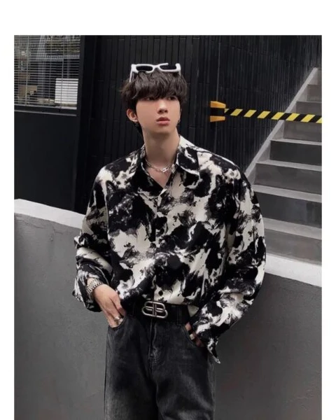 The Zen Series: Chinese Ink-Wash Artisanal Shirt