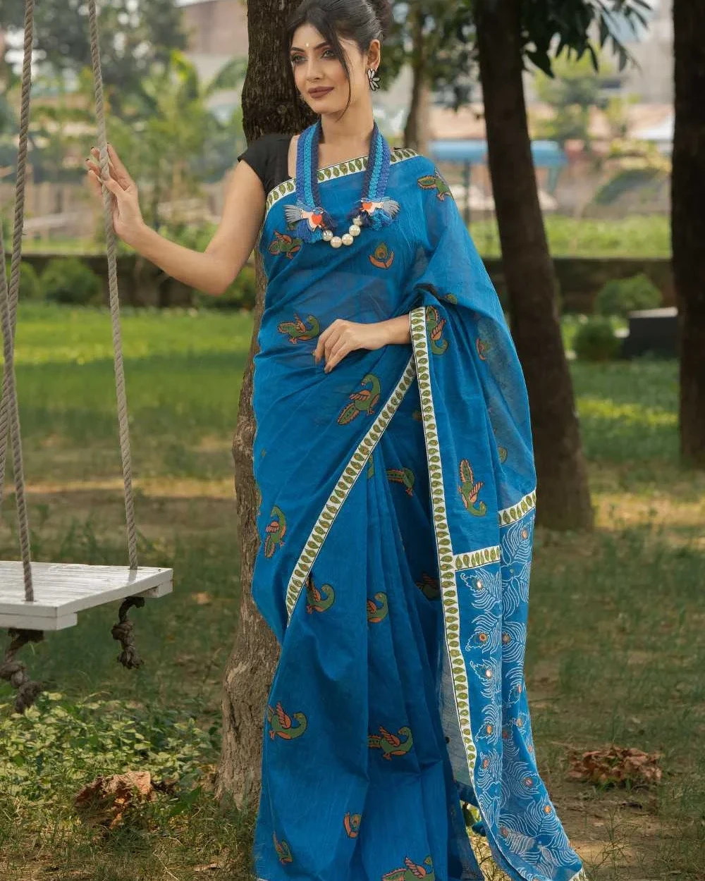 Peacock Saree