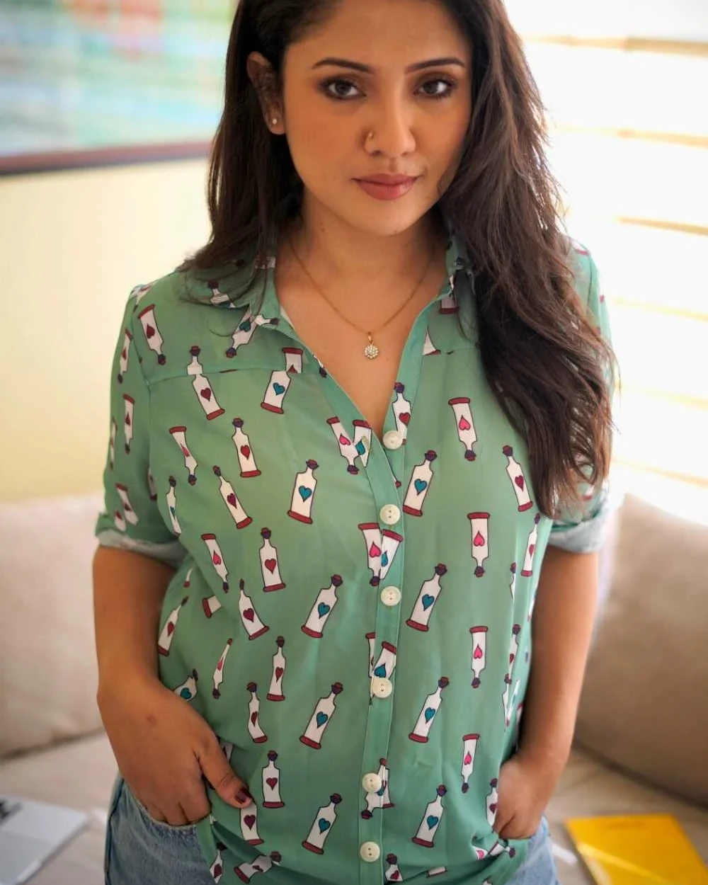 Heart in a bottle – Green