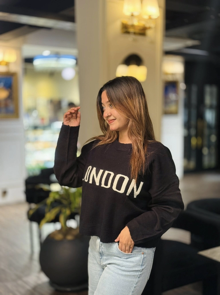 Pastel Rainbow Striped Fluffy Turtleneck Sweater