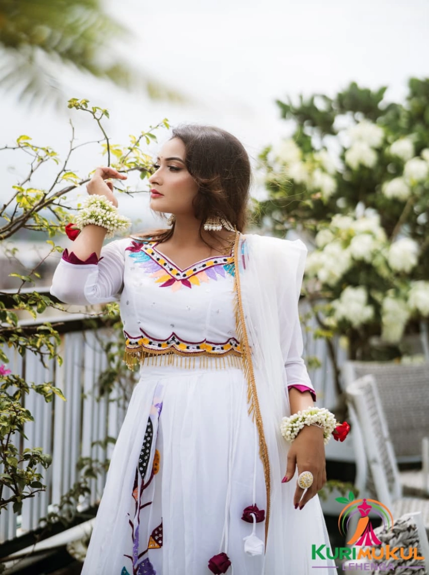 Unstitched Lehenga Set