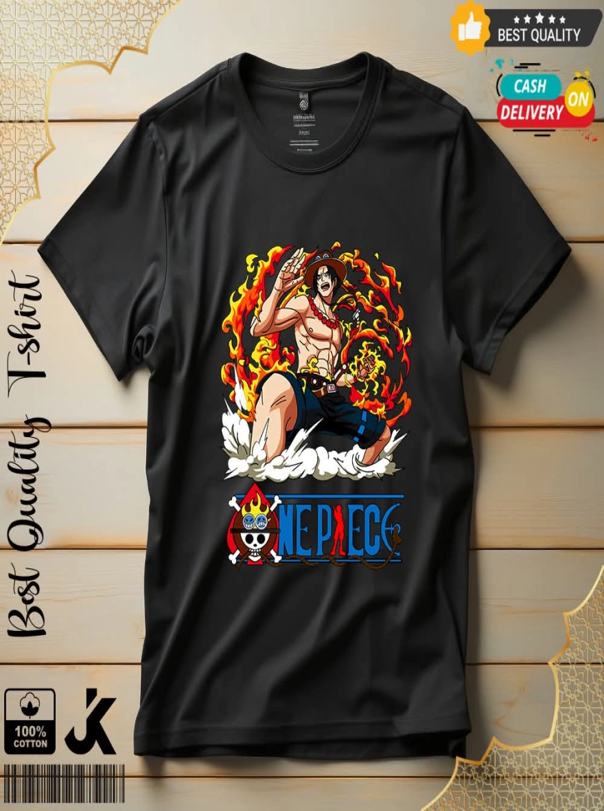 Deep Black Fabric  T shirt