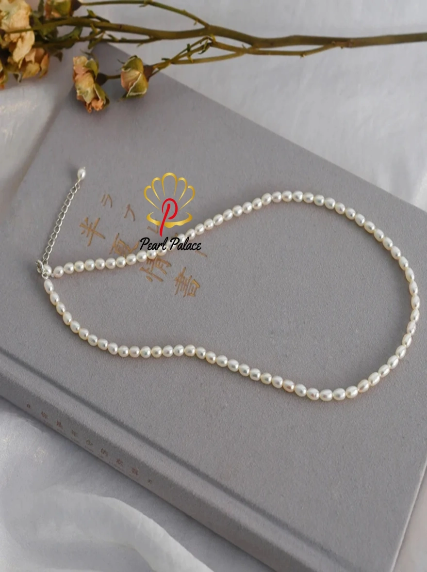 Natural Freshwater Pearl Bridal Jewelry Sets for Women Wedding 925 Sterling Silver Jewelry