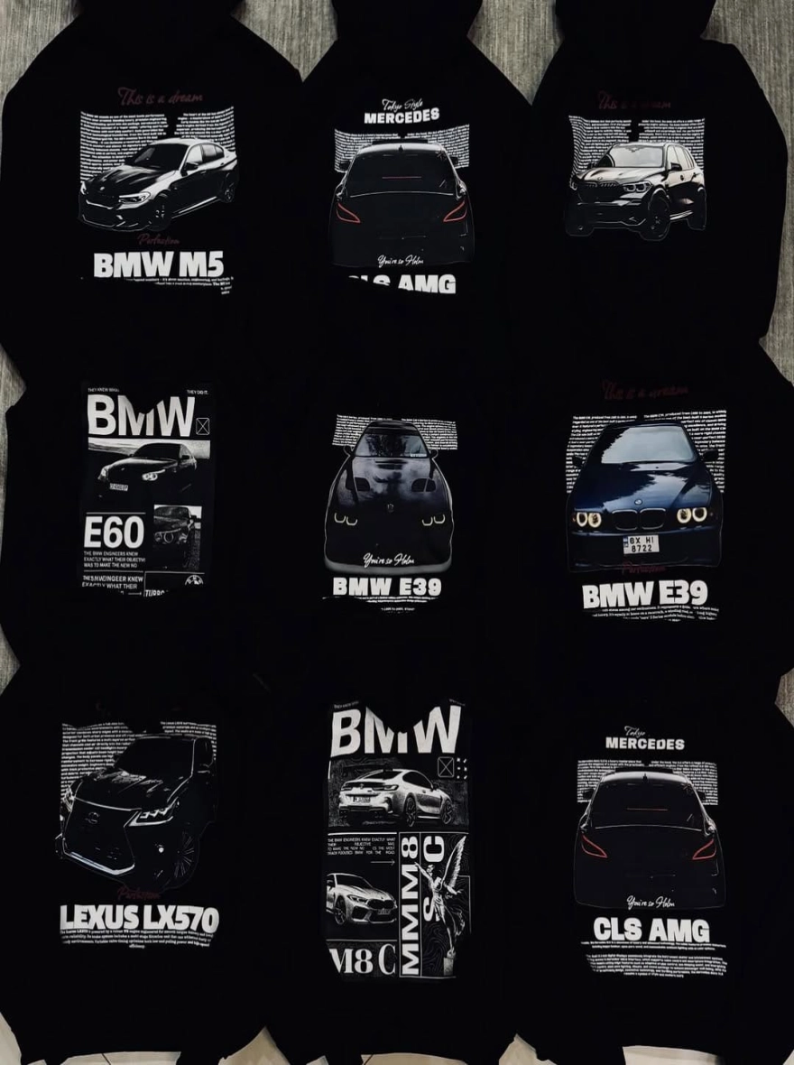 BMW F30 Graphic Printed Unisex Hoodie