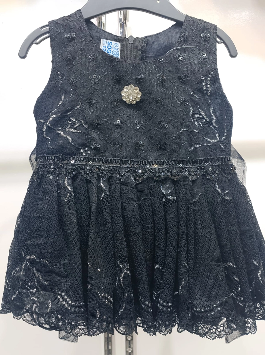 Midnight Sparkle Lace Gala Dress