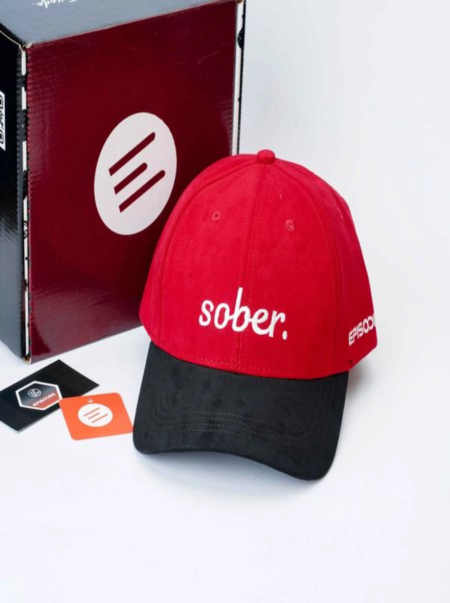 Episodes Sober Red Suede Cap