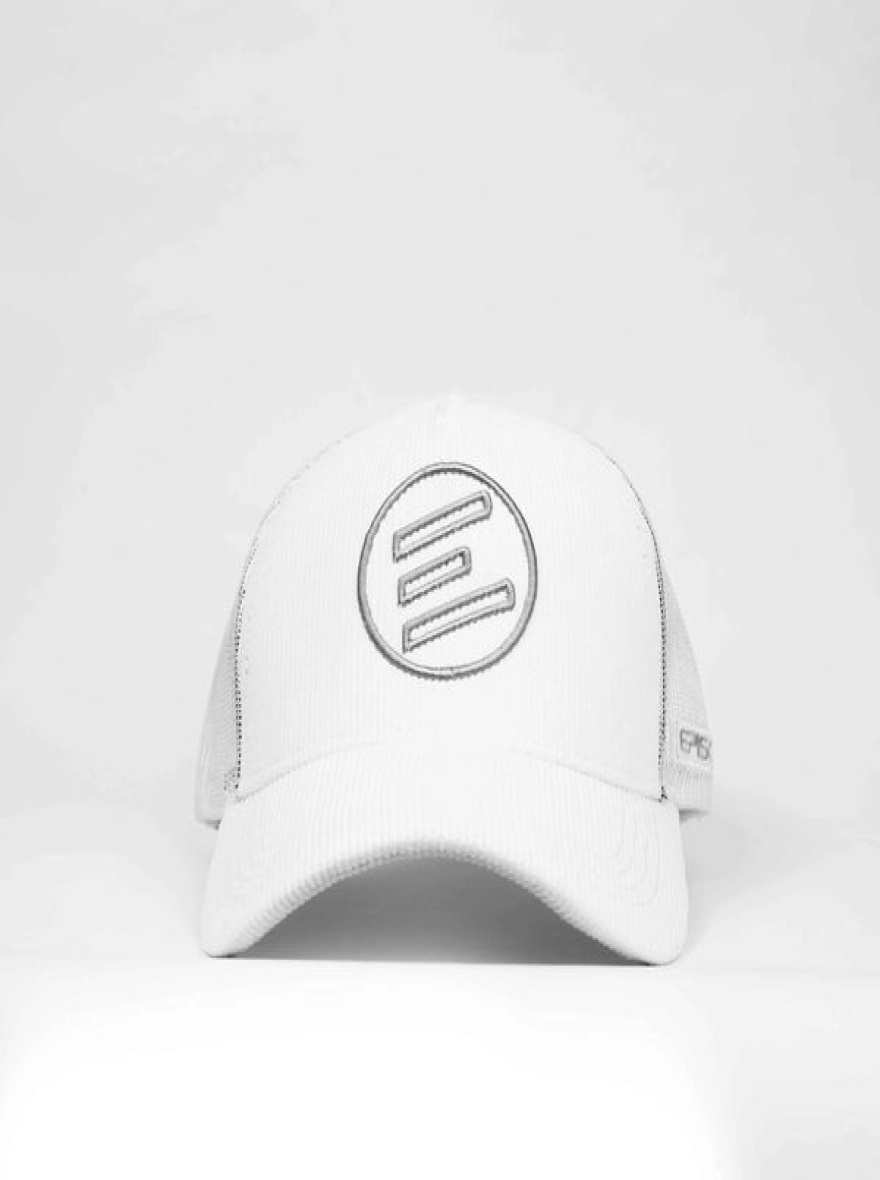 Episodes White Corduroy Trucker Cap