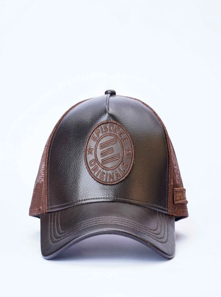 Episodes Original Trucker Faux Leather Cap