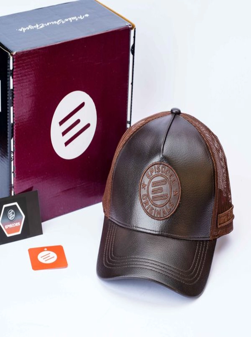 Episodes Original Trucker Faux Leather Cap