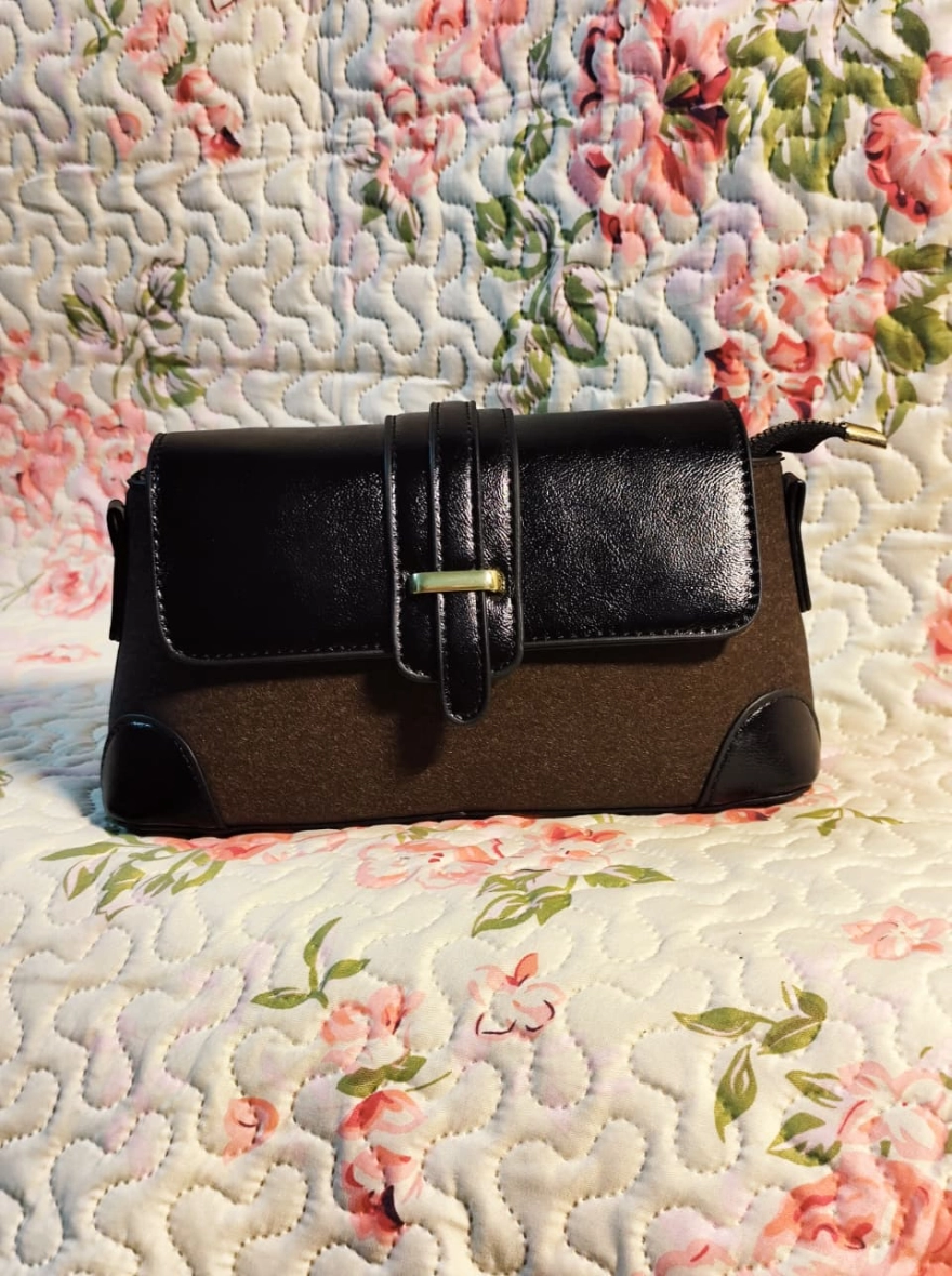 Imported Two-Tone Shoulder Bag For Women - (China)