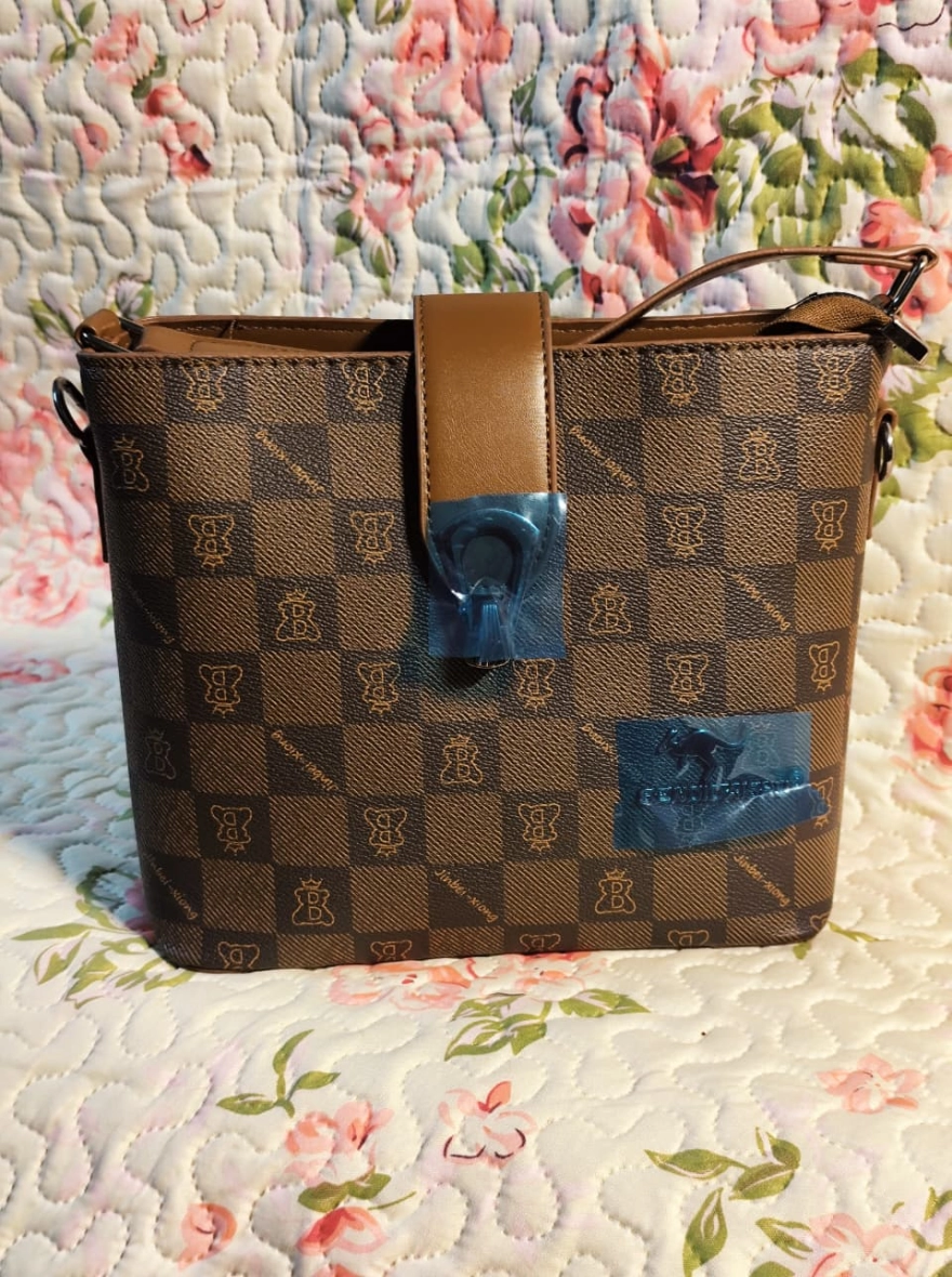 Imported Bear Brown Crossbody Bag For Women