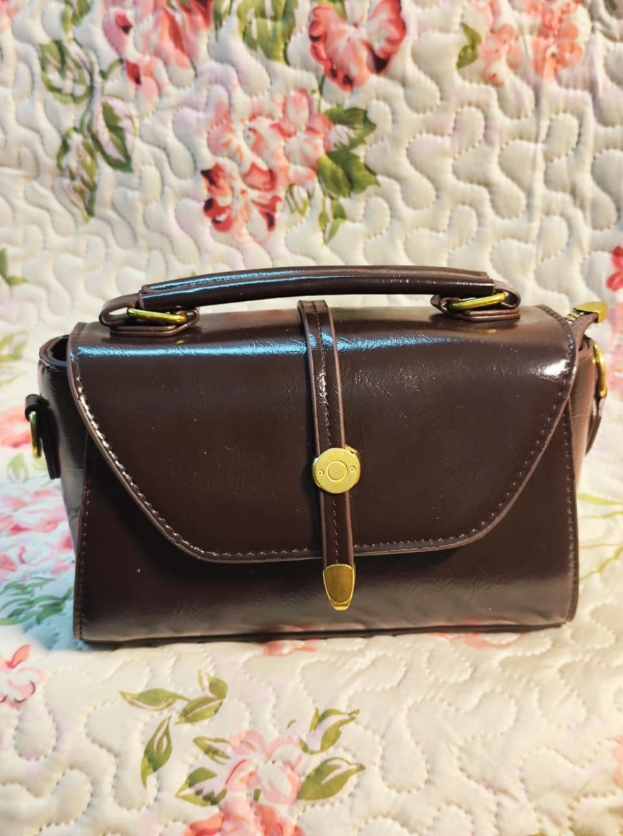 Imported Retro Accent Crossbody Bag For Women - (China)