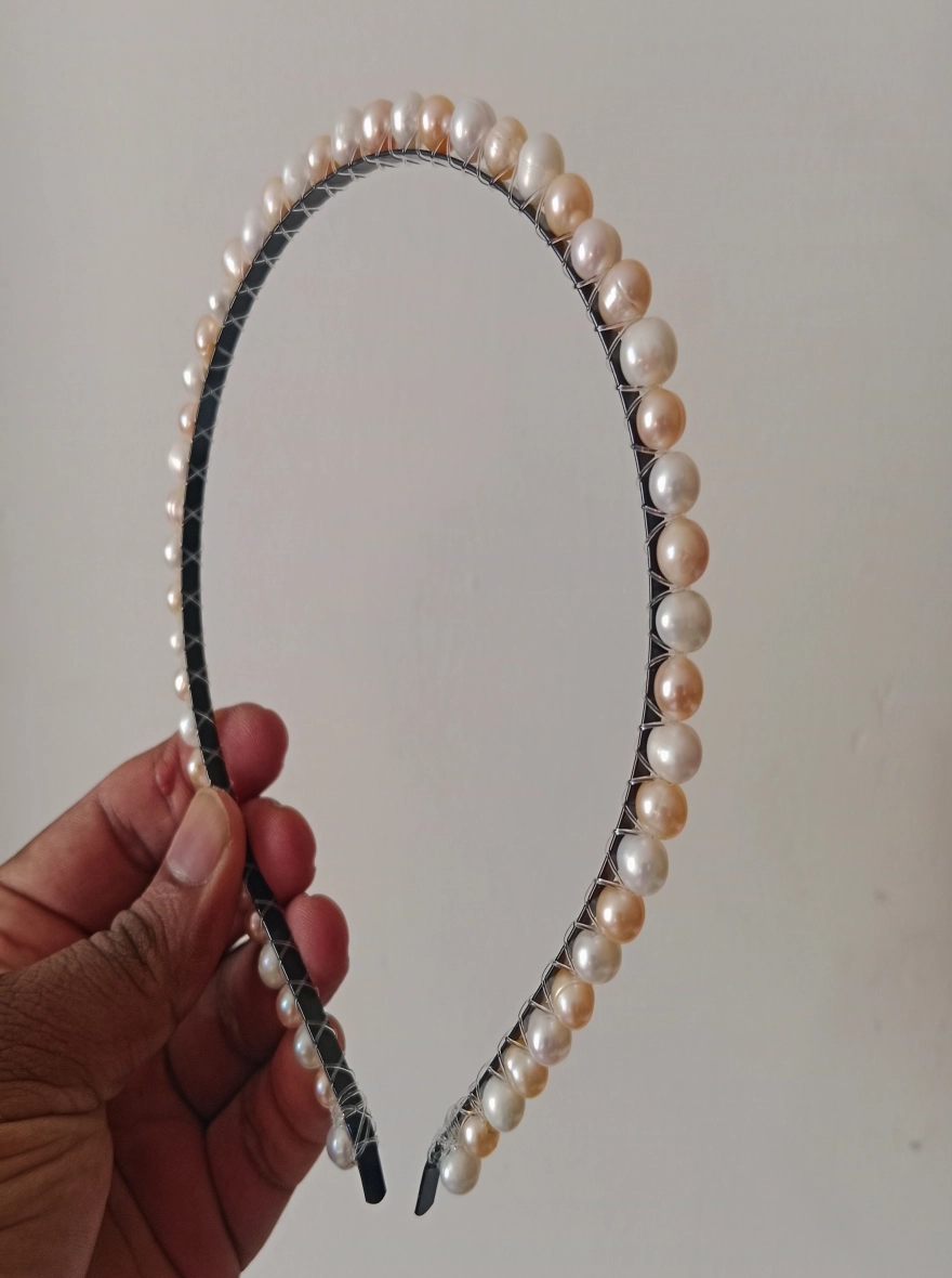 Original pearl Hair Band  Adjustable 
