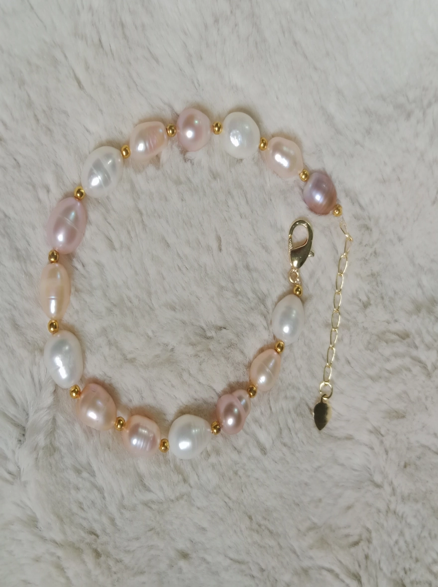 Multicolor pearl adjustable  Breslate for women