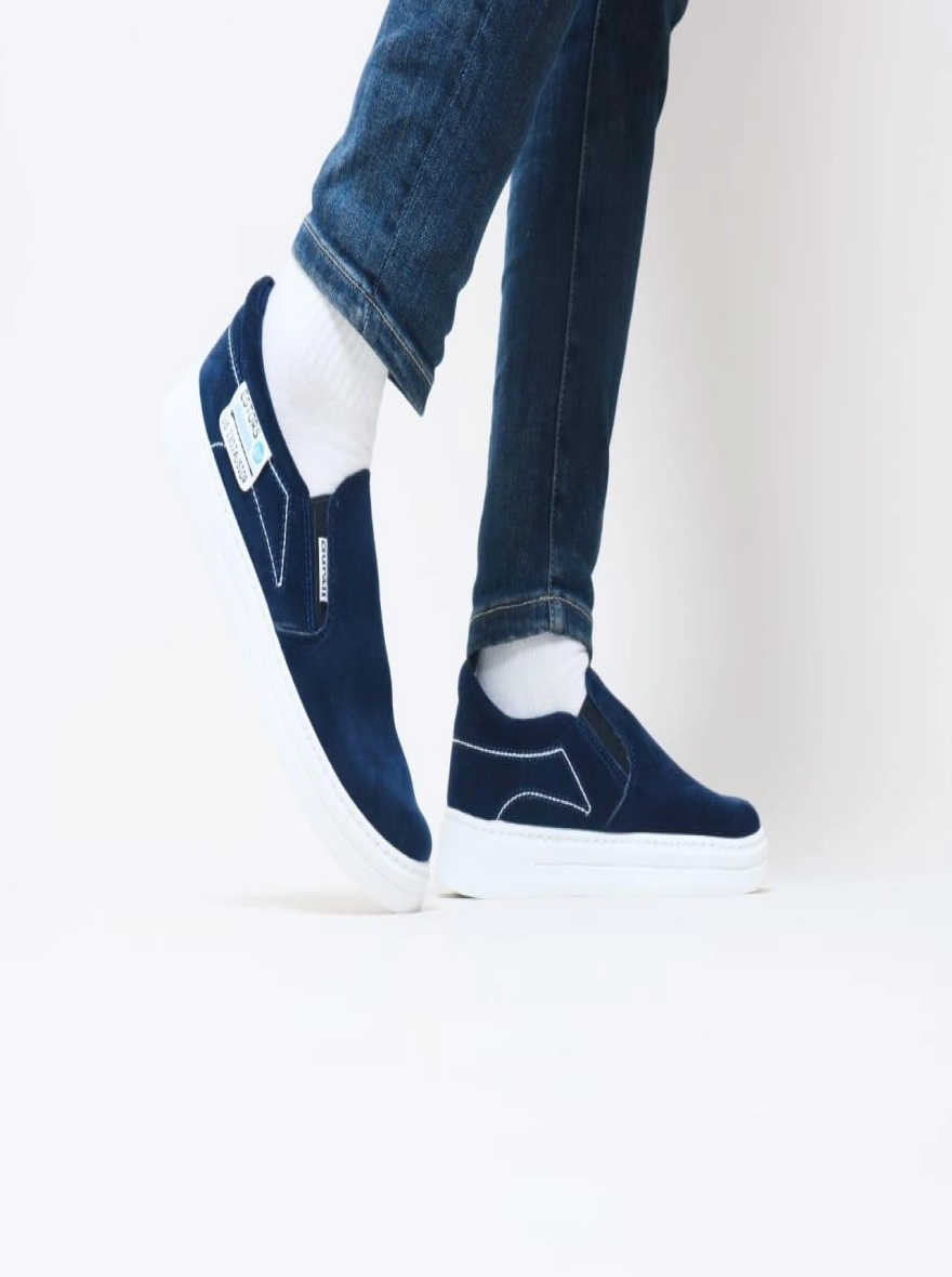 Gurali Cord Fabrics Canvas Sneaker for Men - Maroon, Coffee and Blue