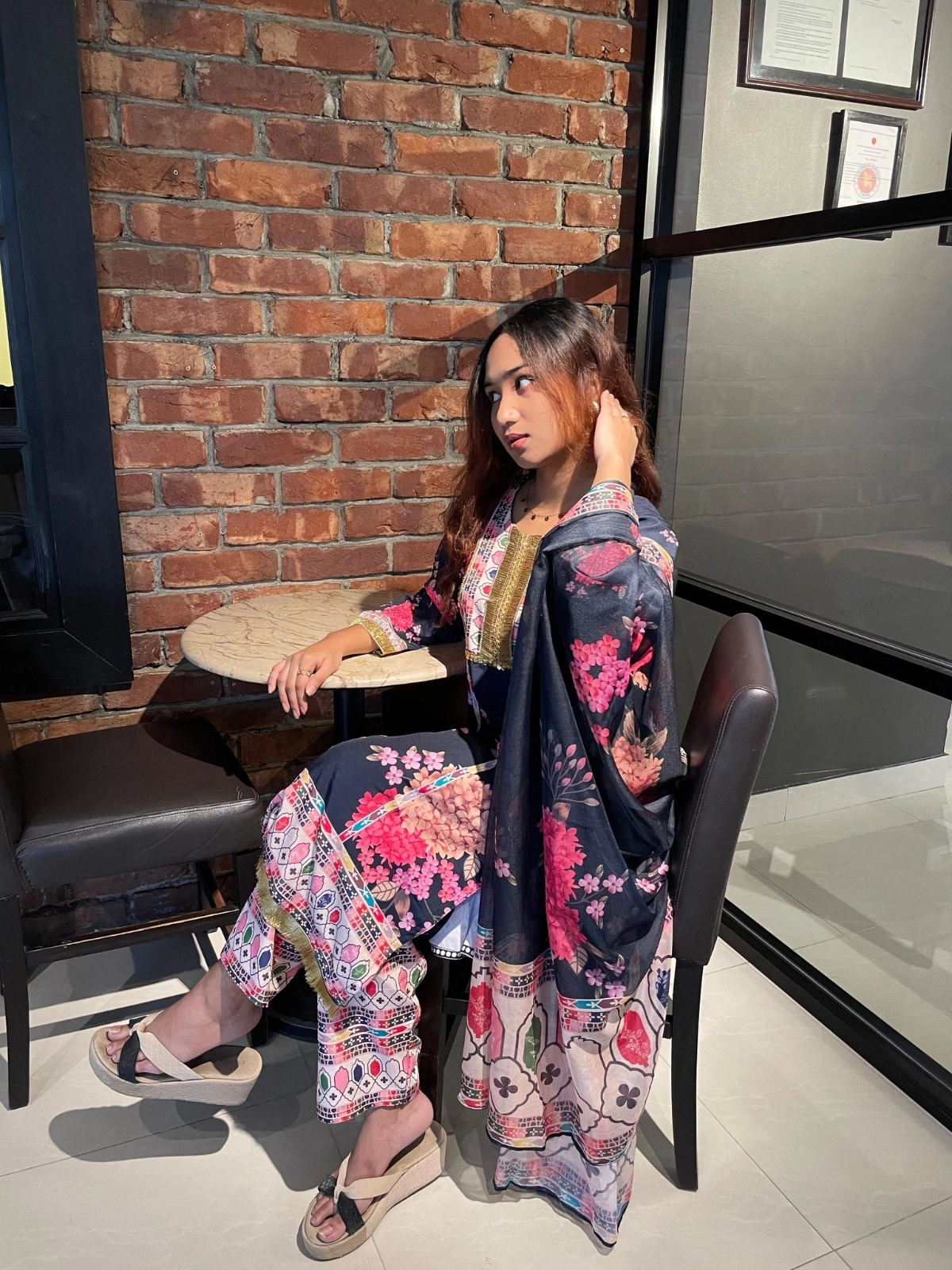 DIgital Print Silk 3pices 